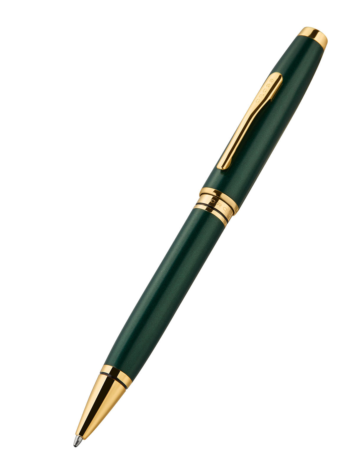 Coventry Satin Metallic Green Lacquer Ballpoint Pen