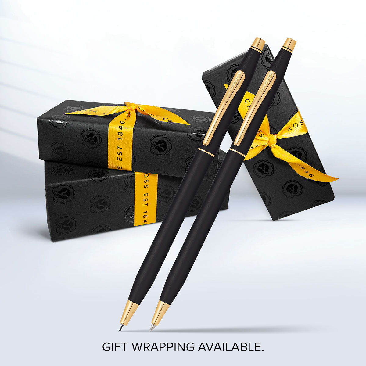 Coffret stylo et crayon noir Classic Century Classic