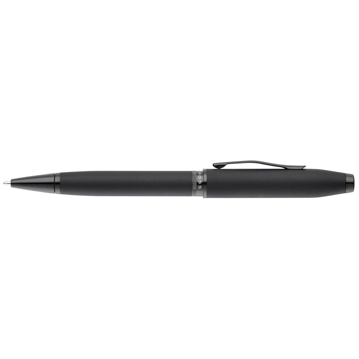 Foundry Matte Black Lacquer with PVD Black Appointments Ballpoint Pen