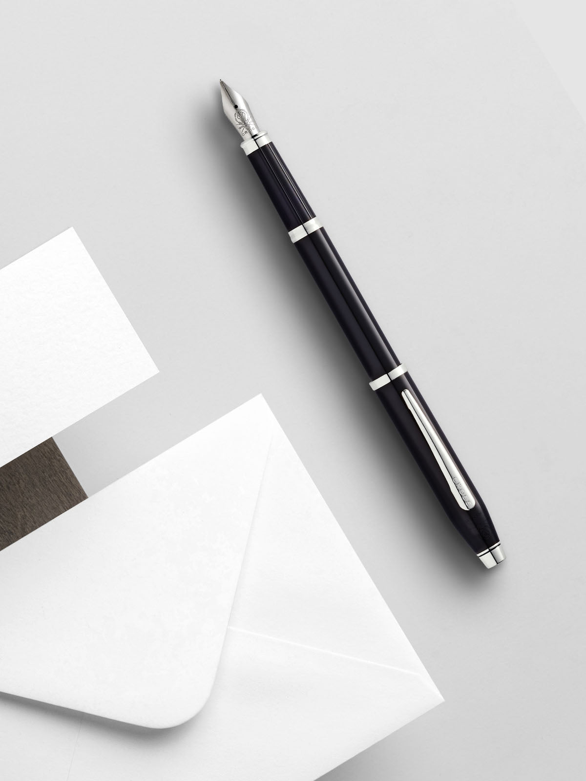 Century® II Black Lacquer Medium Nib Fountain Pen