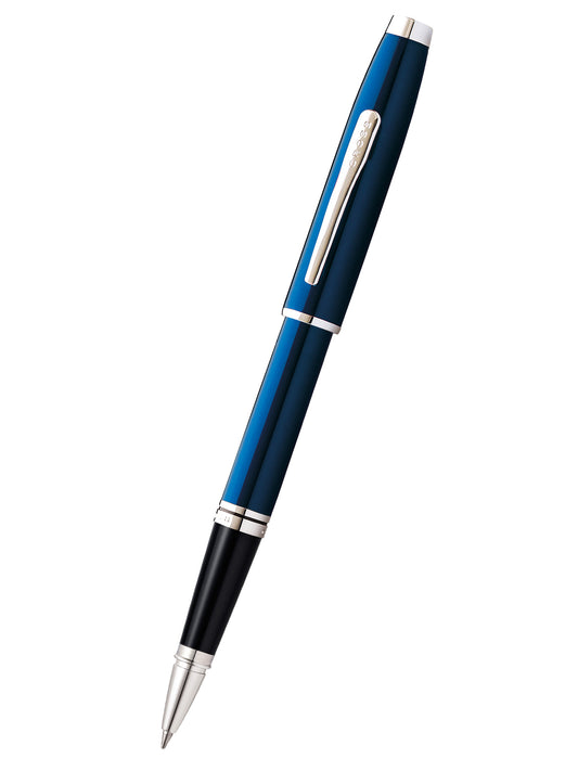 Coventry Blue Lacquer Rollerball Pen