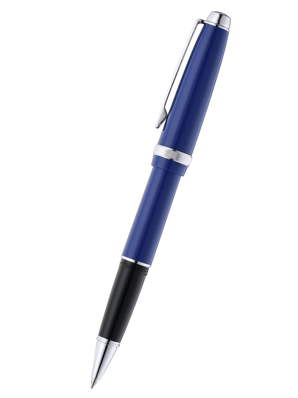 Lume Deep Sea Blue with Polished Chrome Appointments Ballpoint Pen