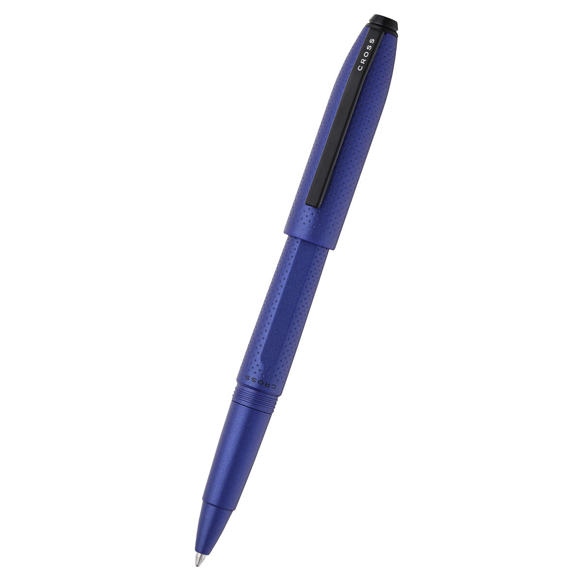 Prism Deep Sea Blue Resin with Polished Black Appointments Jumbo Ballpoint Pen