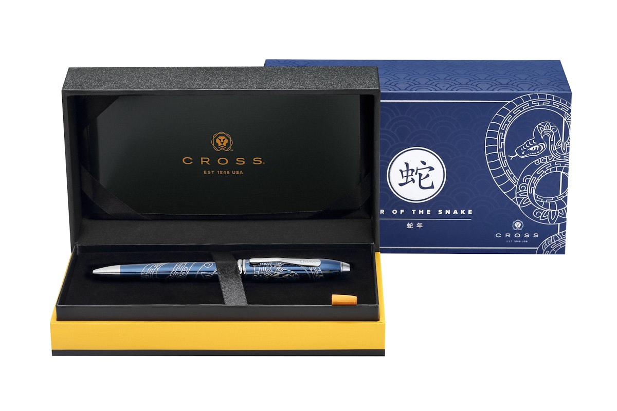 Townsend® Zodiac Year of the Snake Blue Lacquer Ballpoint Pen