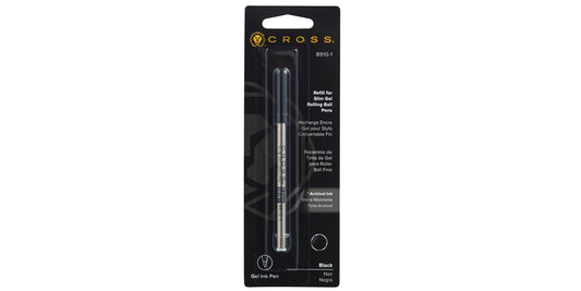 Slim Gel Rollerball Pen Refill - Black - Single Pack