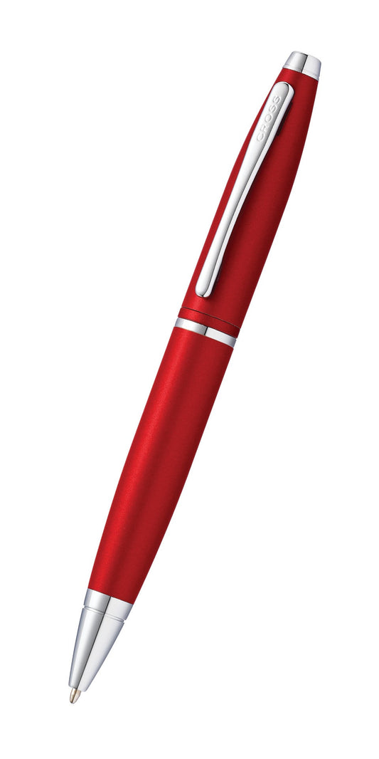 Calais Matte Metallic Crimson Ballpoint Pen