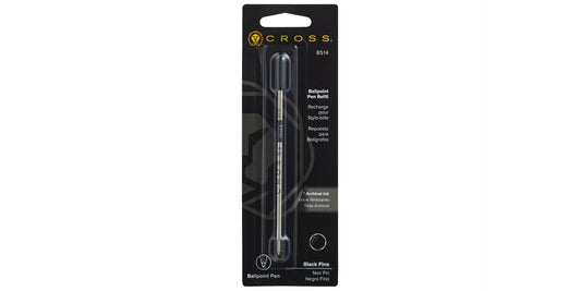 Ballpoint Pen Refill - Black - Fine - Packaged One Per Card