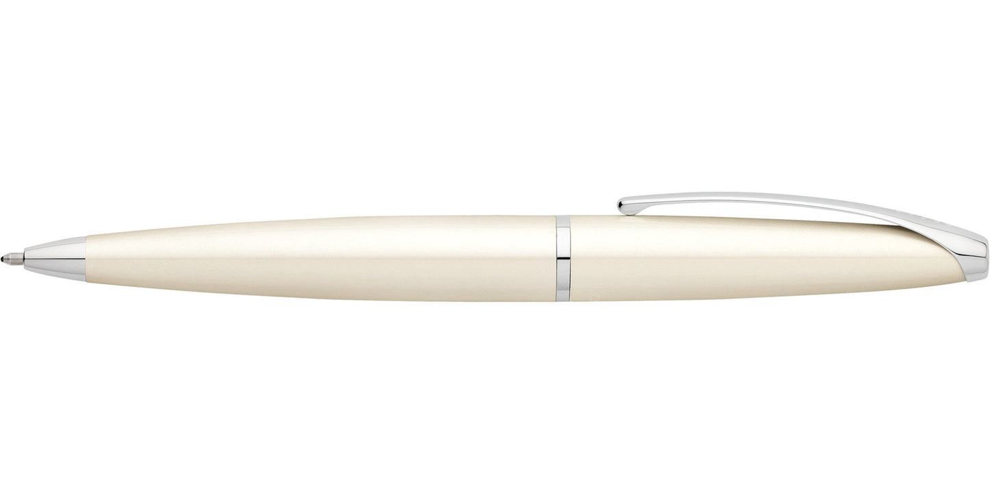 ATX Pearlescent White Lacquer Ballpoint Pen