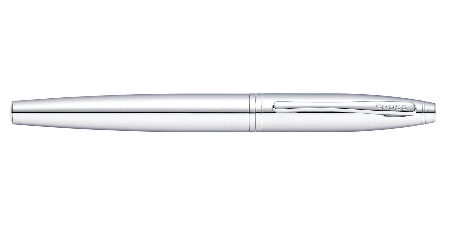 Calais Polished Chrome Rollerball Pen