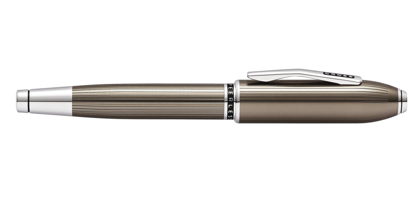Peerless Translucent Titanium Gray Fountain Pen
