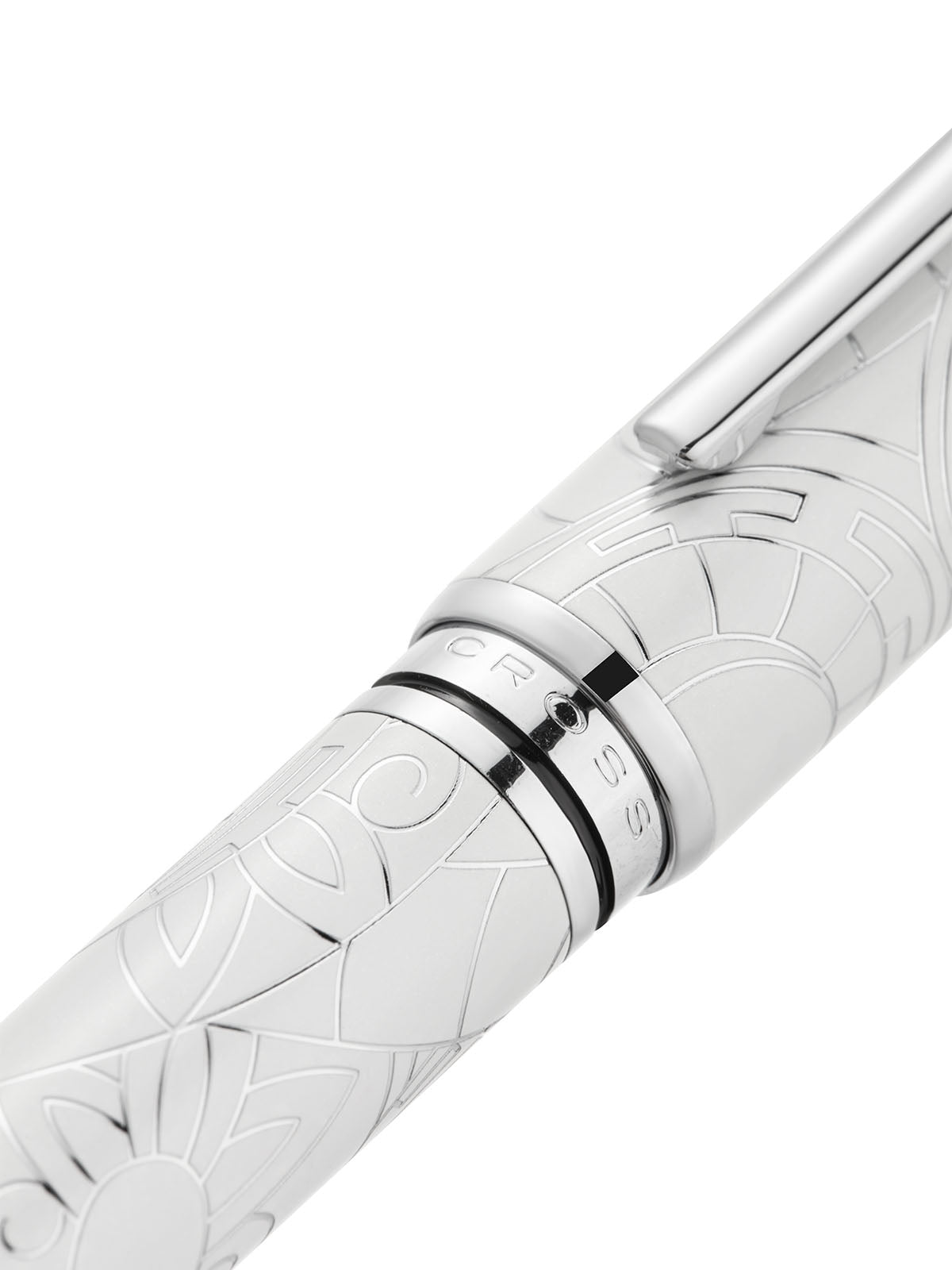 Coventry Zodiac Year of the Snake Pearl White Lacquer Fine Nib Fountain Pen