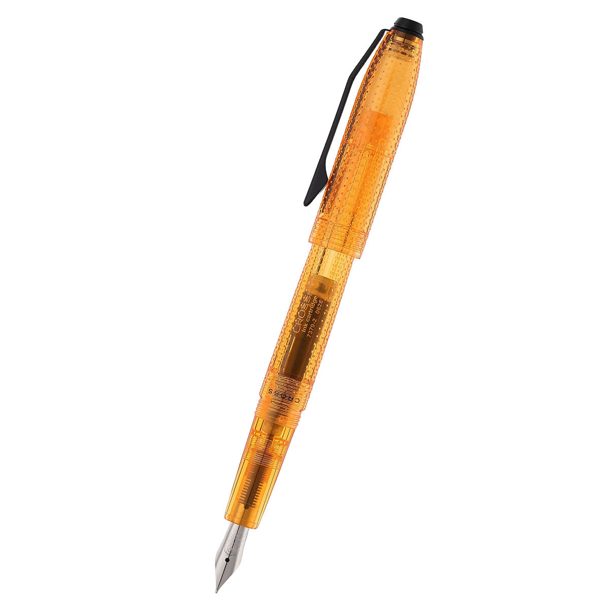Prism Translucent Supernova Orange Resin with Polished Black ...