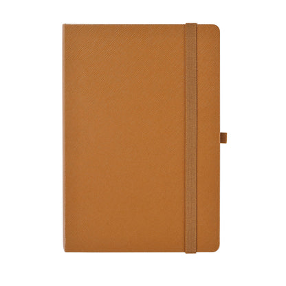 Hardcover Lined A5 Mocha Notebook