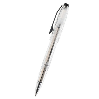 Prism Translucent Clear Resin with Polished Black Appointments Ballpoint Pen
