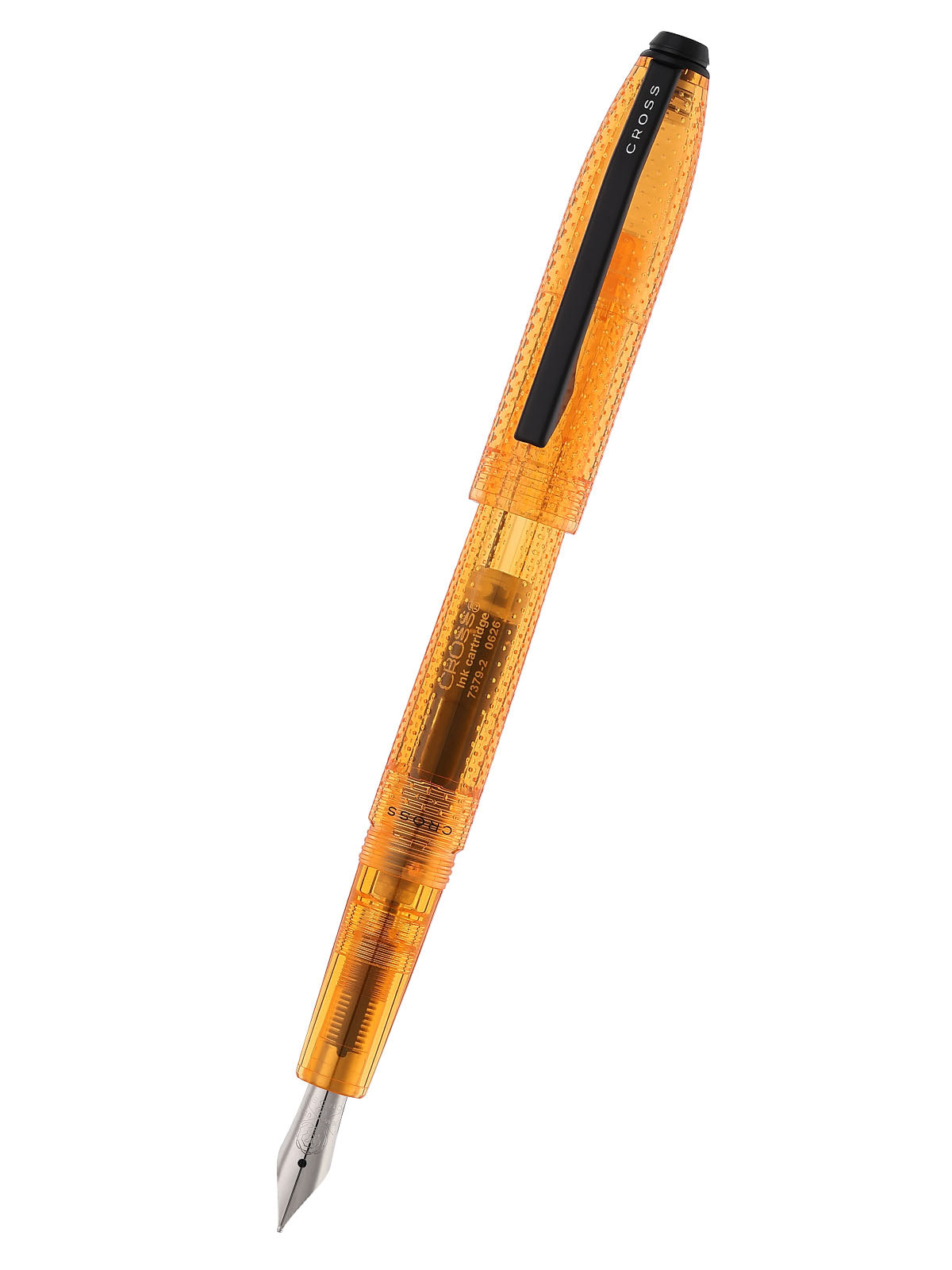 Prism Translucent Supernova Orange Resin with Polished Black ...