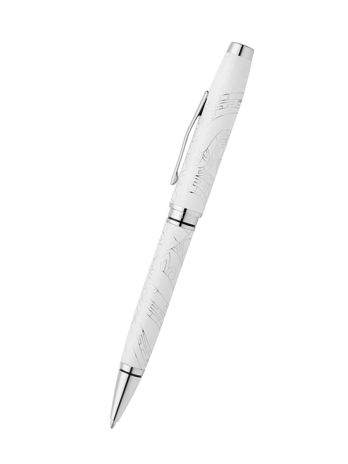Coventry Zodiac Year of the Snake Pearl White Lacquer Ballpoint Pen