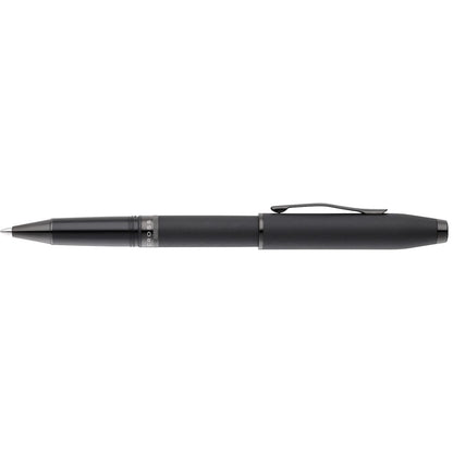 Foundry Matte Black Lacquer with PVD Black Appointments Rollerball Pen