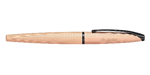 ATX Brushed Rose Gold Rollerball Pen