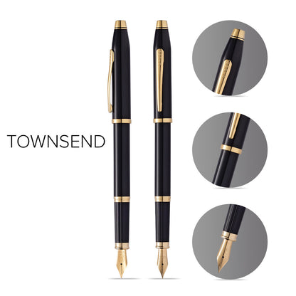Century® II Classic Black Medium Nib Fountain Pen