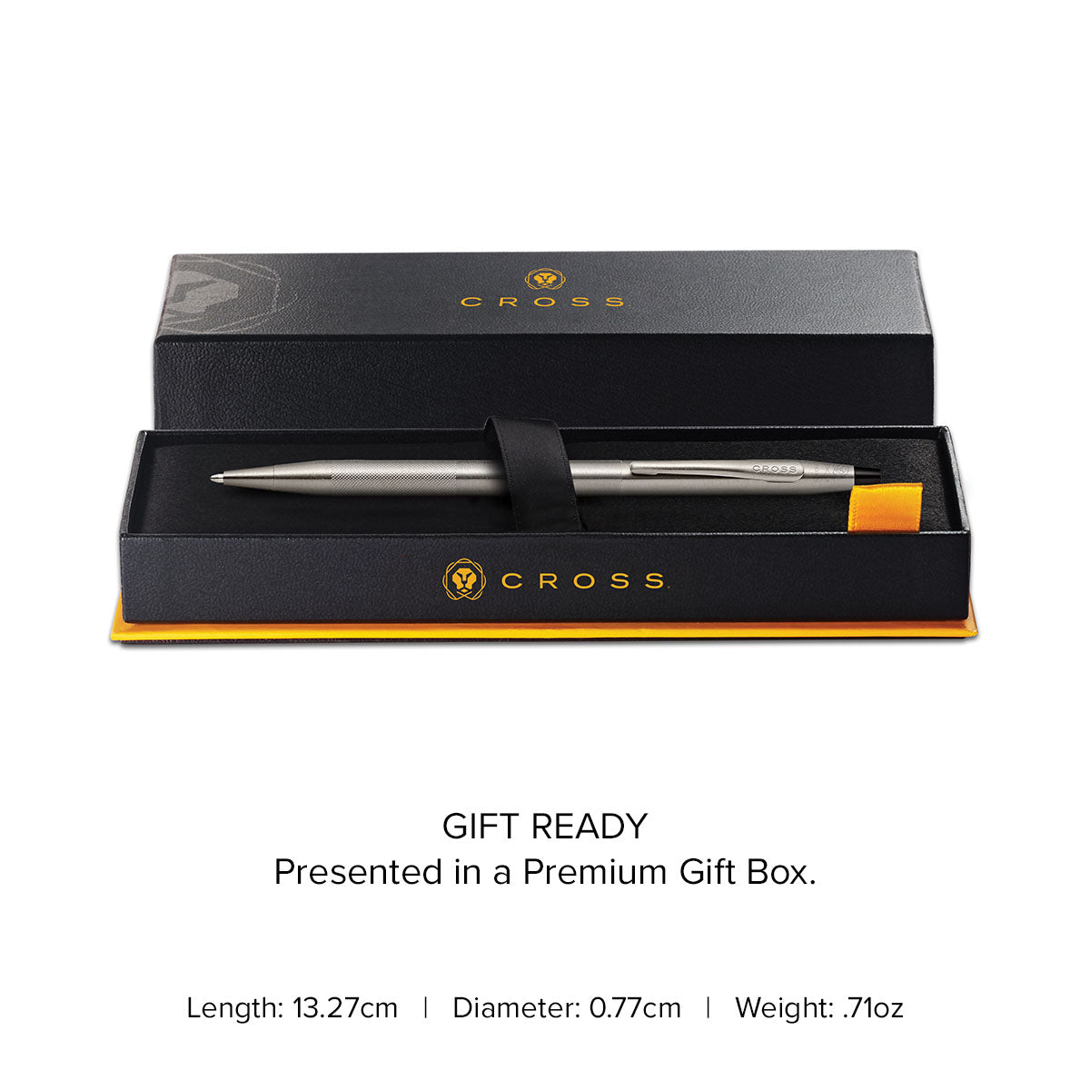 Classic Century® Titanium Gray PVD Micro-knurl Ballpoint Pen