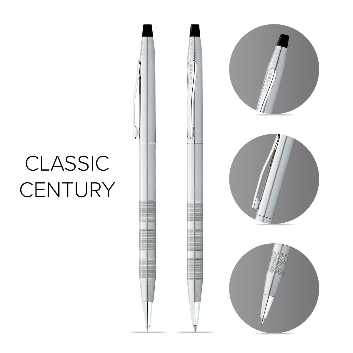 Classic Century® Satin Chrome Ballpoint Pen