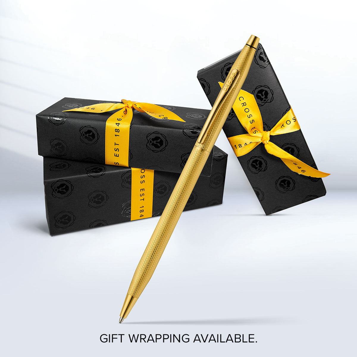 Classic Century® 23KT Gold Plated Engraved Diamond Pattern Ballpoint Pen