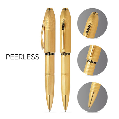 Peerless™ Citizen London 23KT Gold Plate with 23KT Gold-plated Appointments Ballpoint Pen