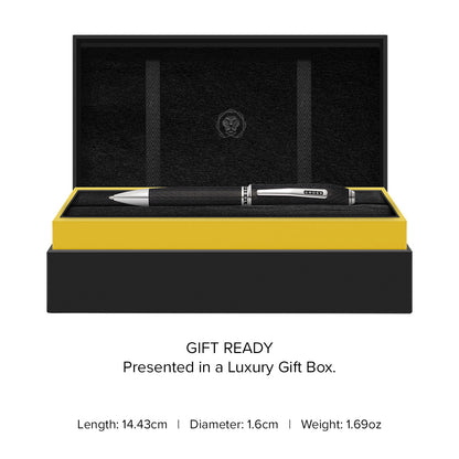 Peerless™ Citizen Tokyo Satin Black with Platinum-plated Appointments Ballpoint Pen