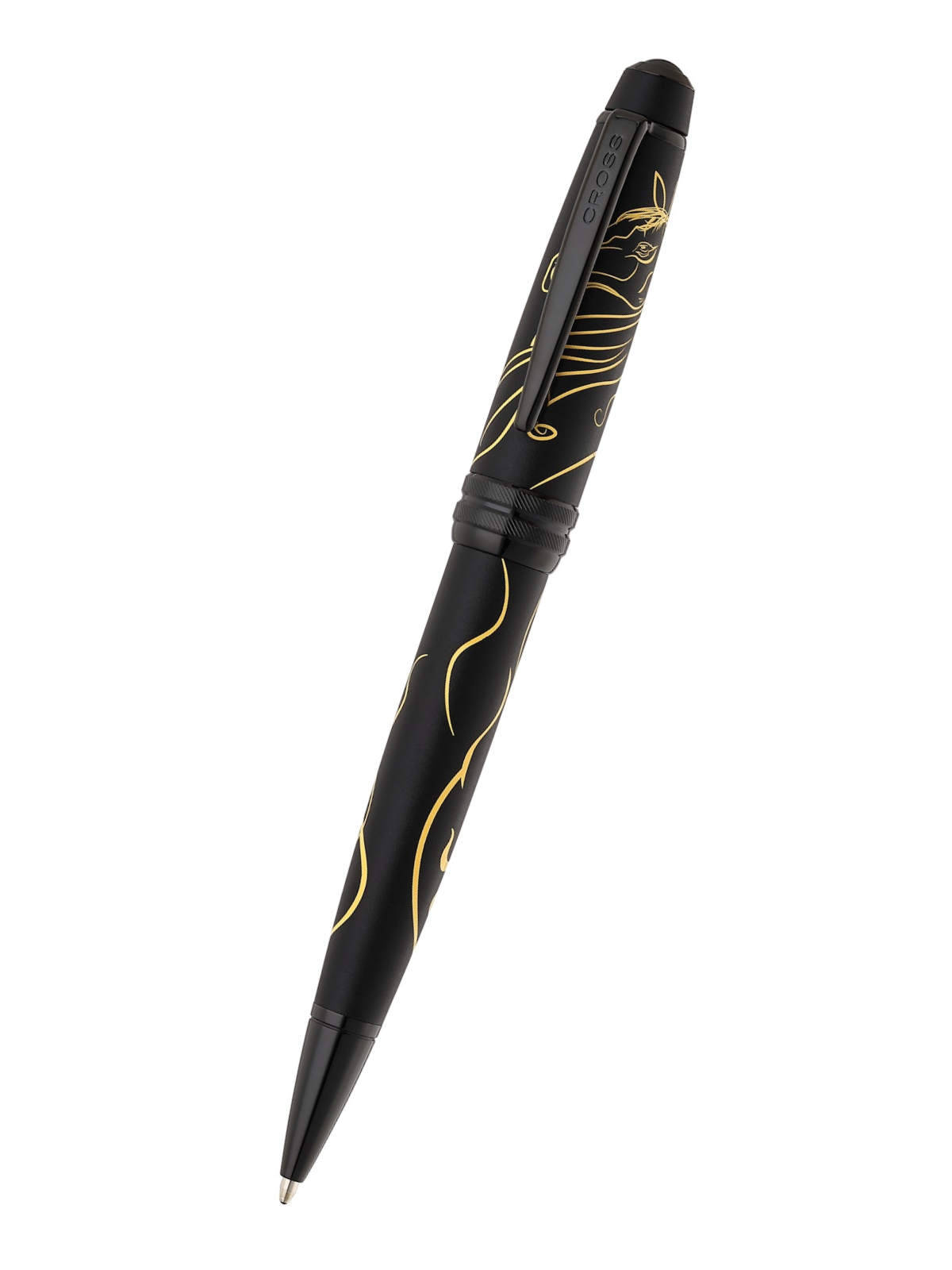 Bailey™ Zodiac Year of the Horse Matte Black Lacquer with Black PVD Appointments Ballpoint Pen