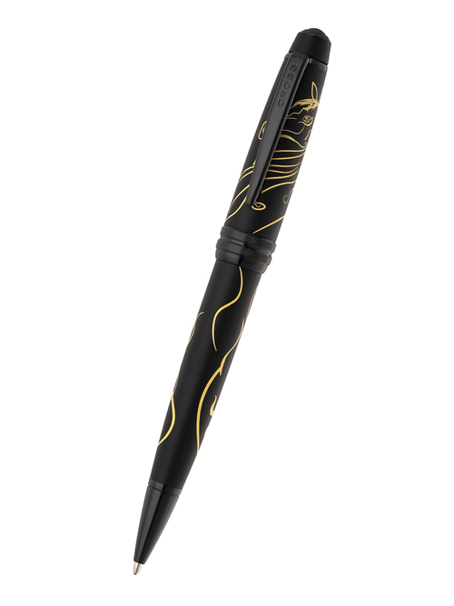 Bailey™ Zodiac Year of the Horse Matte Black Lacquer with Black PVD Appointments Ballpoint Pen
