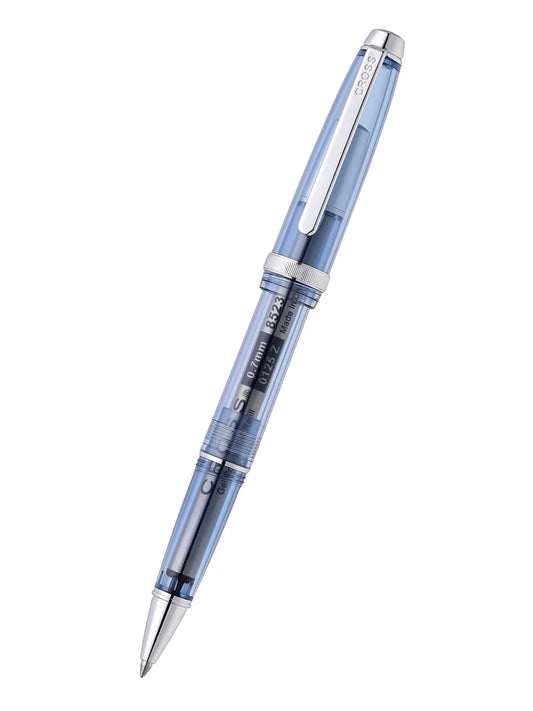 Lume Translucent Navy Blue Resin and Chrome-plated Appointments Ballpoint Pen