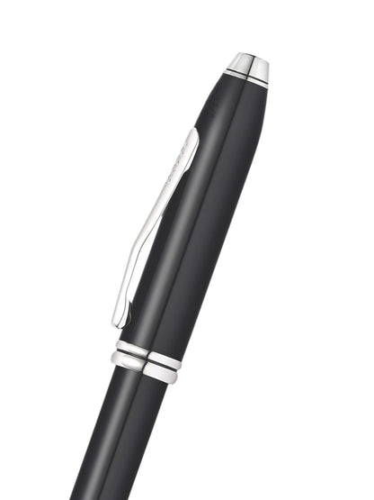 Townsend® Black Lacquer with Polished Chrome Ballpoint Pen