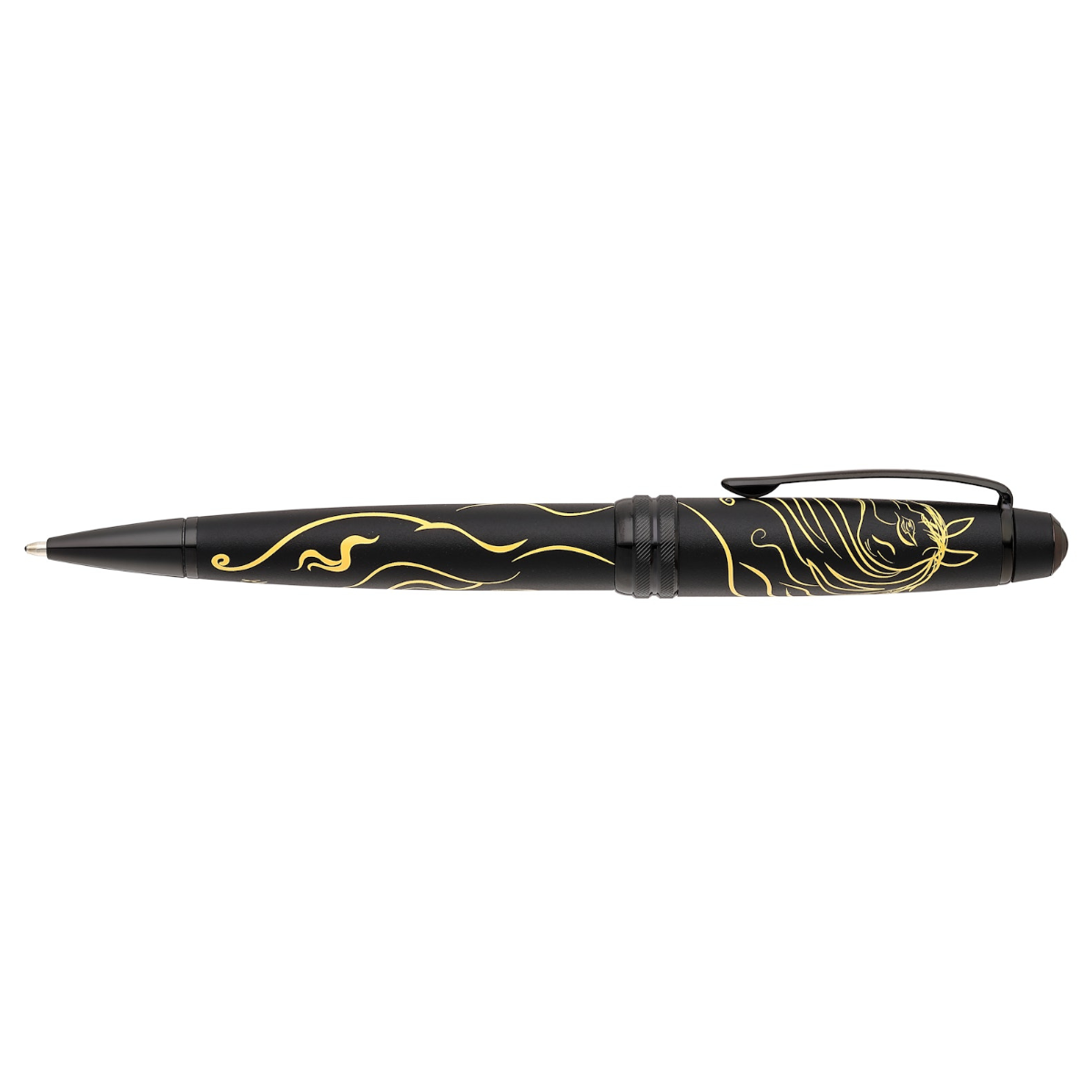 Bailey™ Zodiac Year of the Horse Matte Black Lacquer with Black PVD Appointments Ballpoint Pen