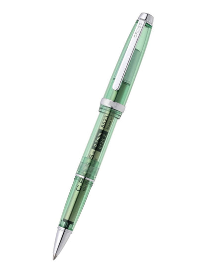Lume Translucent Green Resin and Chrome-plated Appointments Rollerball Pen