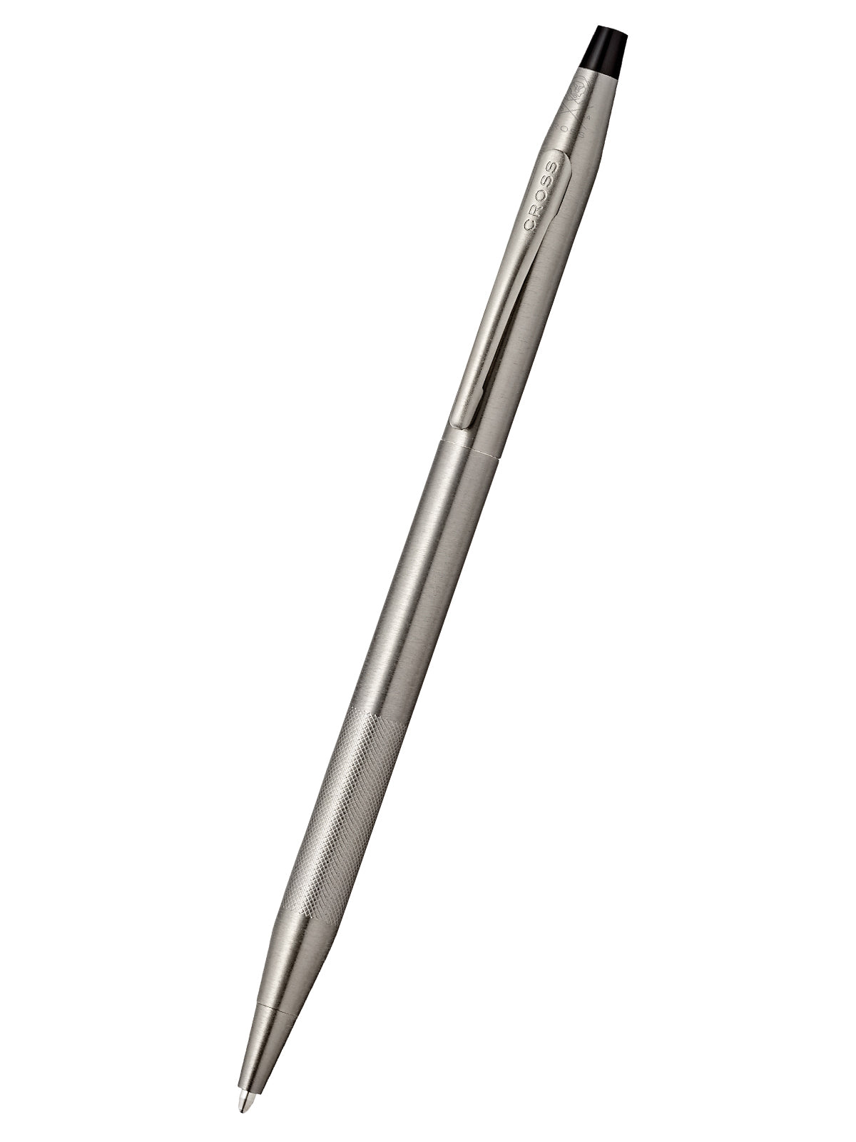 Classic Century Titanium Gray PVD Ballpoint Pen with Micro-knurl Detail