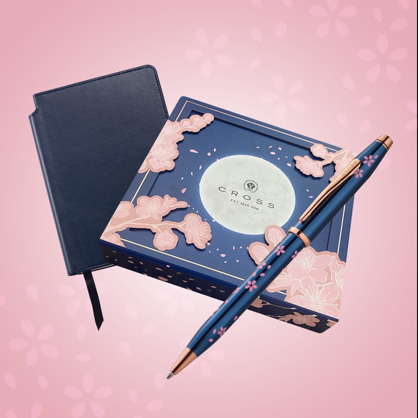 Century® II Cherry Blossom Translucent Blue Lacquer Gift Box