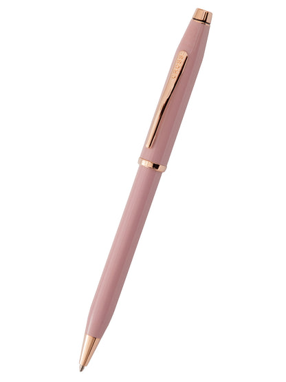 Stylo à bille Cross Century® II Smoky Pink avec rendez-vous plaqués or rose