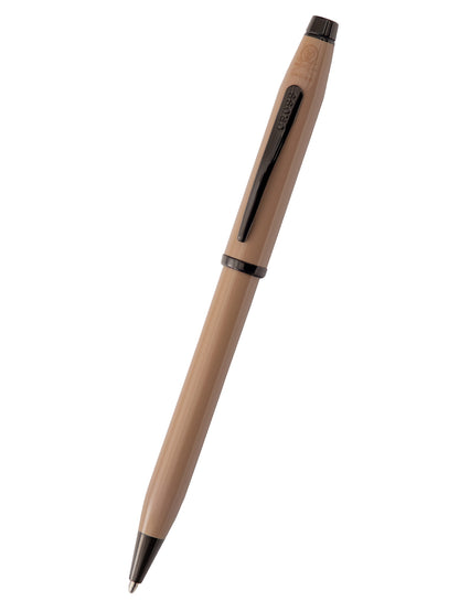 Stylo à bille Cross Century® II beige terreux avec attributs PVD noir