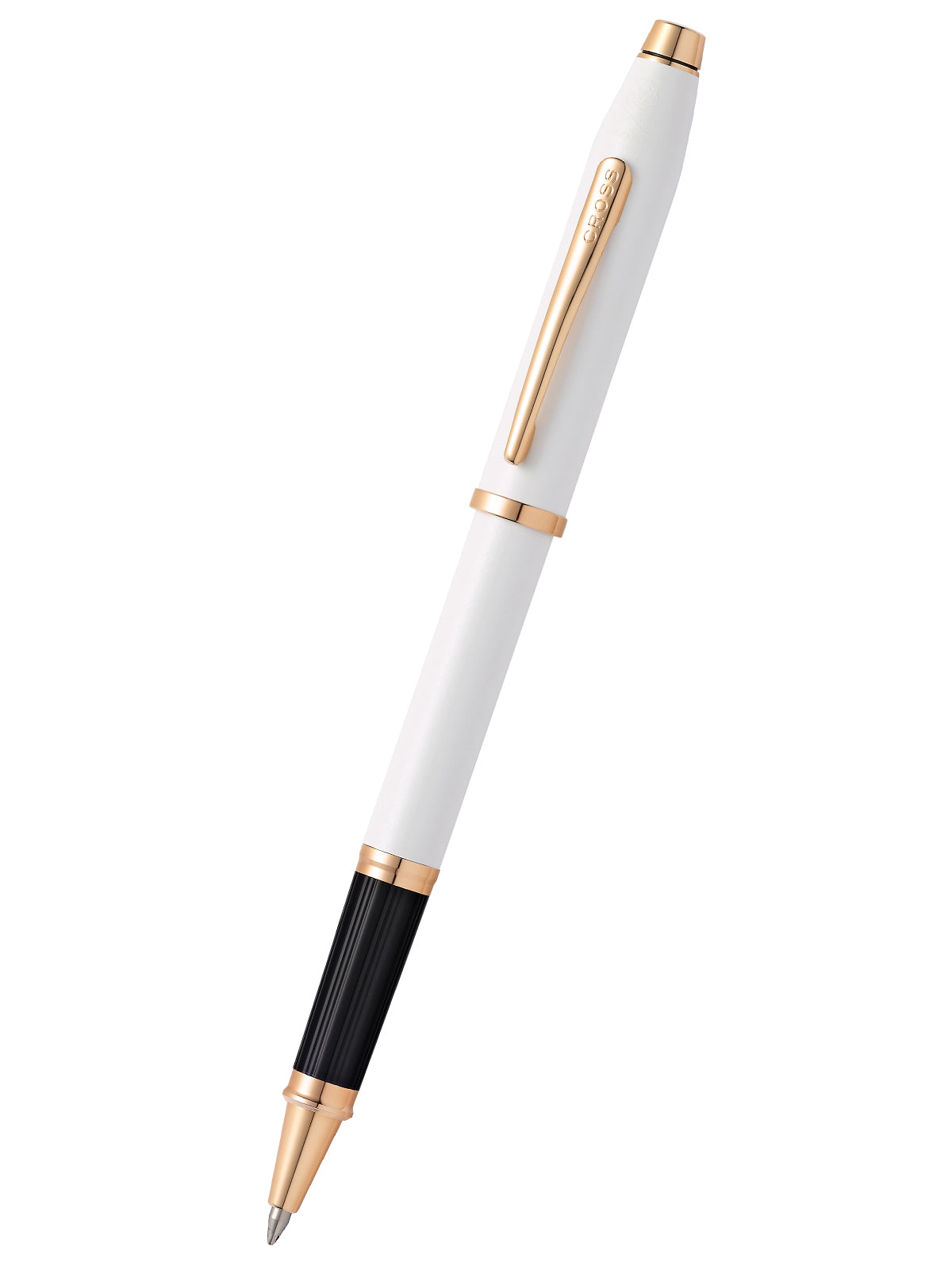 Century II Pearlescent White Lacquer Rollerball Pen