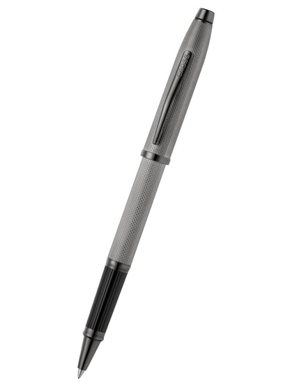 Century® II Polished Slate Gray Engraved Diamond Pattern Selectip Rollerball Pen