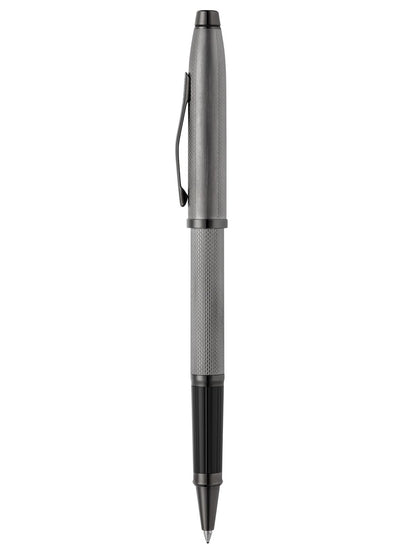 Century® II Polished Slate Gray Engraved Diamond Pattern Selectip Rollerball Pen