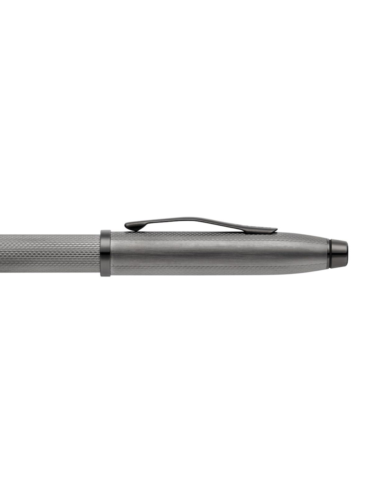 Century® II Polished Slate Gray Engraved Diamond Pattern Selectip Rollerball Pen