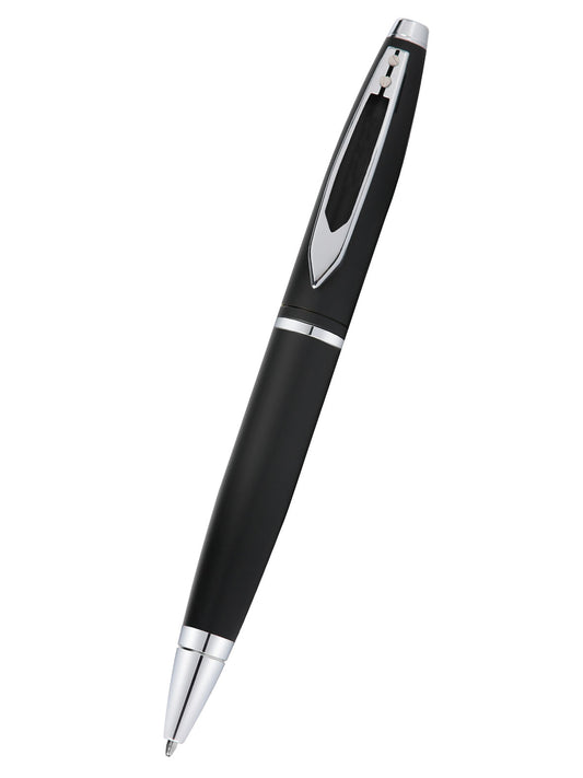 Calais Matte Black Window Clip Ballpoint