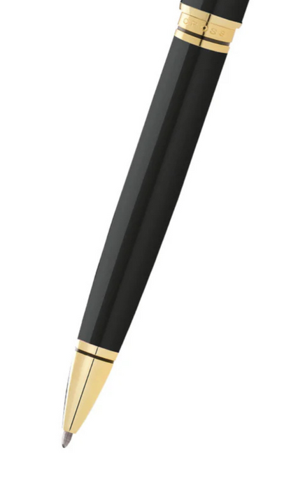 Coventry Black Lacquer with Gold-Tone Ballpoint Pen