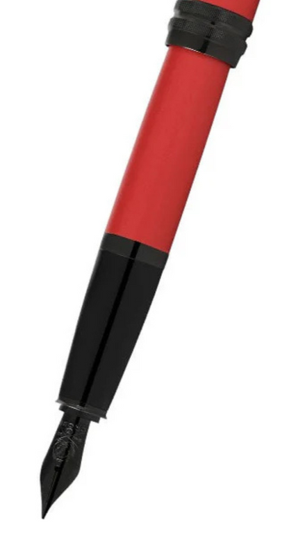 Bailey Matte Red Lacquer Fountain Pen