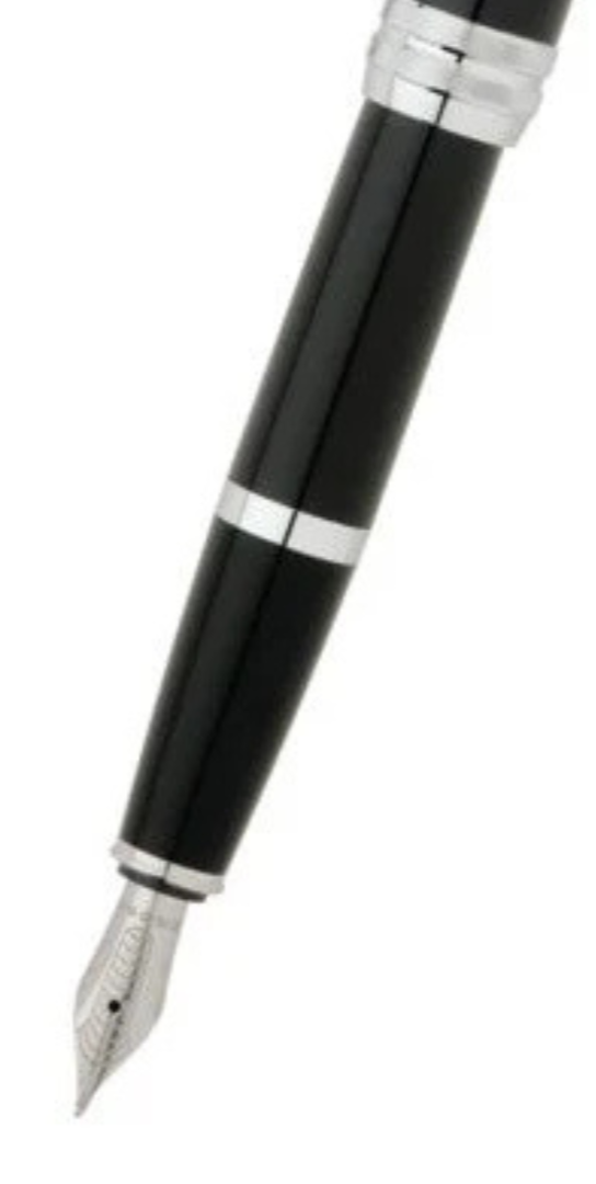 Bailey Black Lacquer Fountain Pen