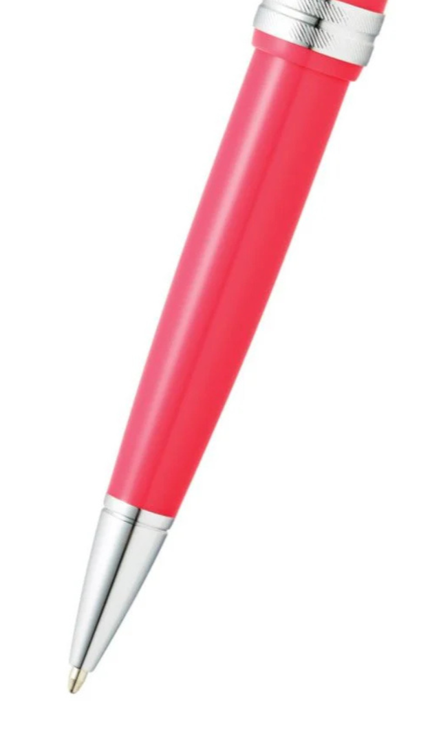 Bailey Light Polished Coral Resin Ballpoint Pen