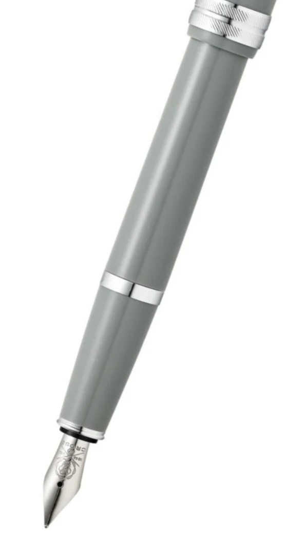 Bailey Light Gray Resin Fountain Pen | Discover Cross Pens Bailey Light Gray Resin Fountain Pen | Discover Cross Pens