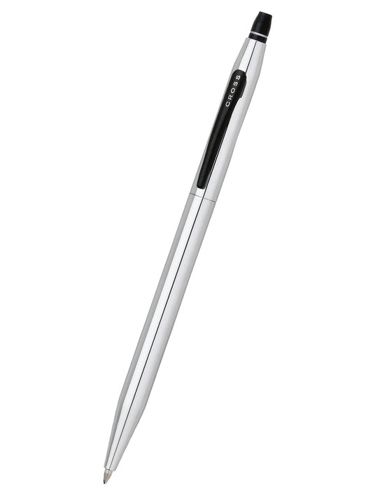 Click™ Chrome with Black Appointments Selectip® Rollerball Pen