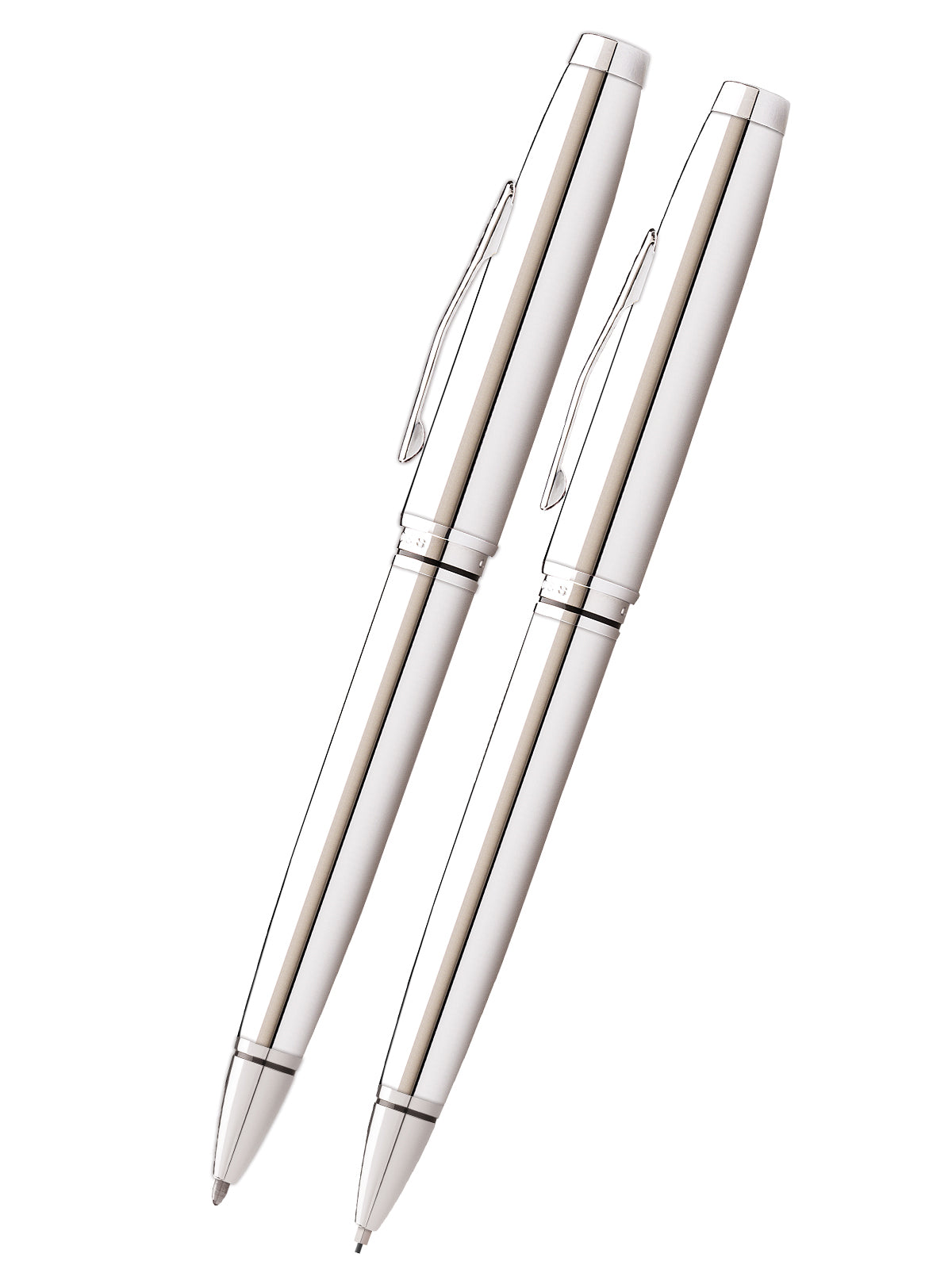 Coventry Polished Chrome Pen and Pencil Gift Set